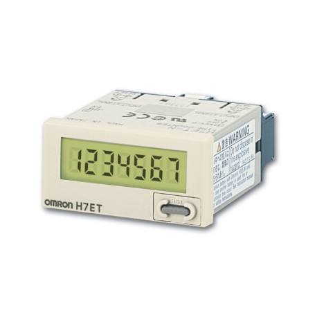 Omron H7ET-NV1-B H7ETNV1BOMI OMRON Time LCD Black Ent. voltage PNP/NPN 9999h